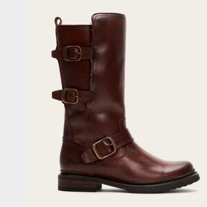 Frye Veronica Shearling Boot - Brown- Women's 8.5